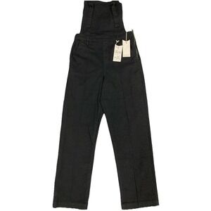 Anthropologie Unpublished Women's Black Overalls Olive & Oak NWT $86 Size Zip